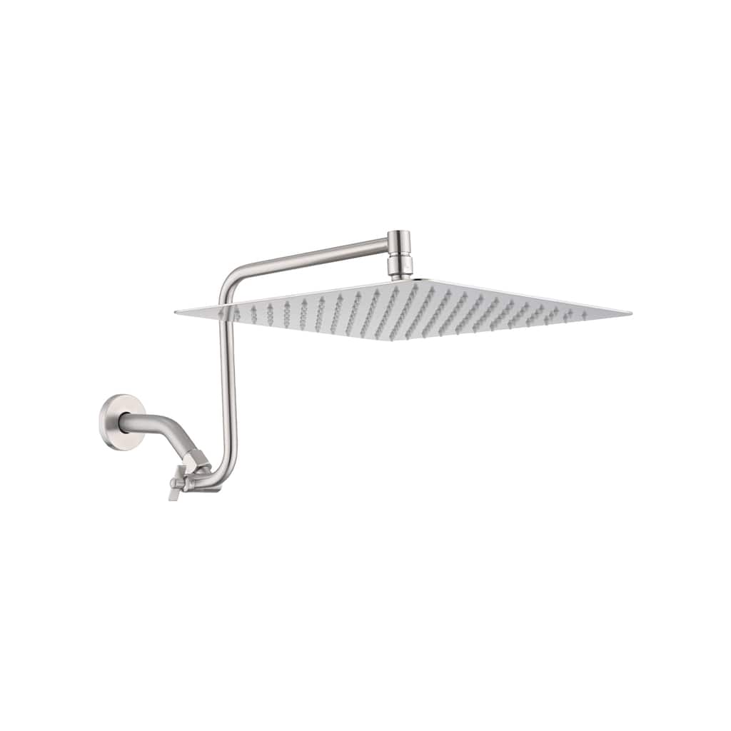 12 inch Adjustable Extension Arm High-pressure Rain Shower Head, Rain Fixed Shower Head