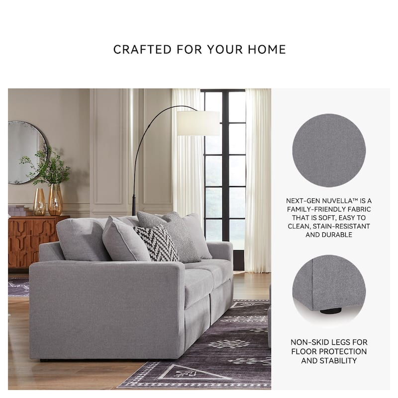 Signature Design by Ashley Modmax 2-Piece Loveseat - 76" W x 37" D x 36" H
