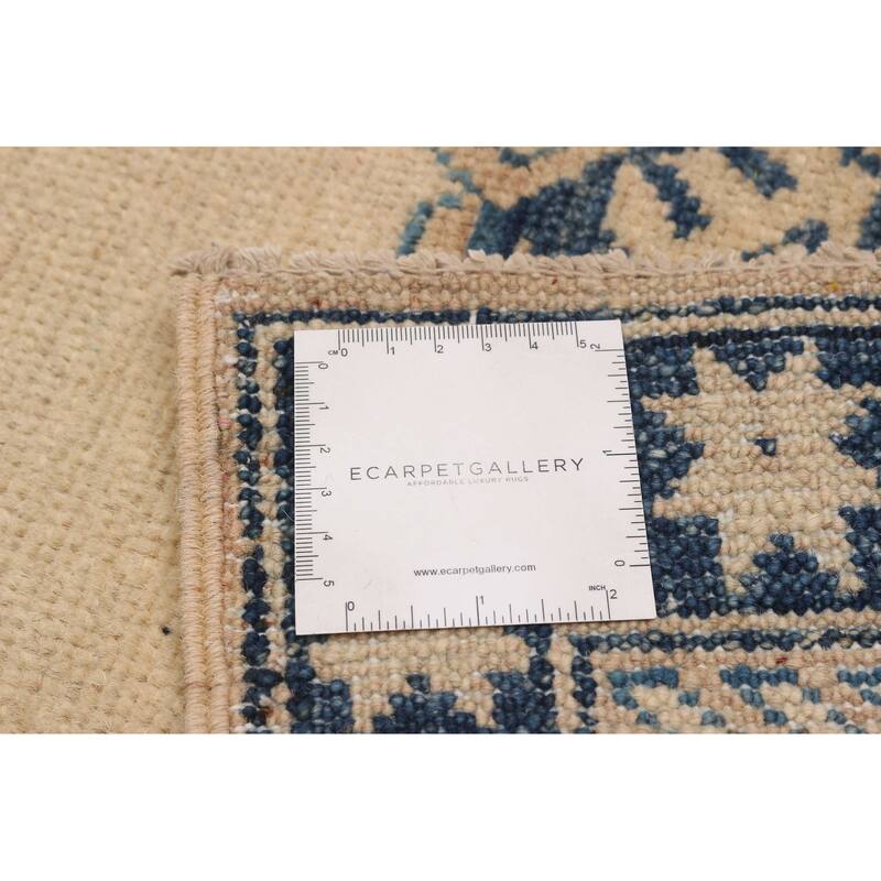 ECARPETGALLERY Hand-knotted Finest Ghazni Tan Wool Rug - 6'5 x 8'10