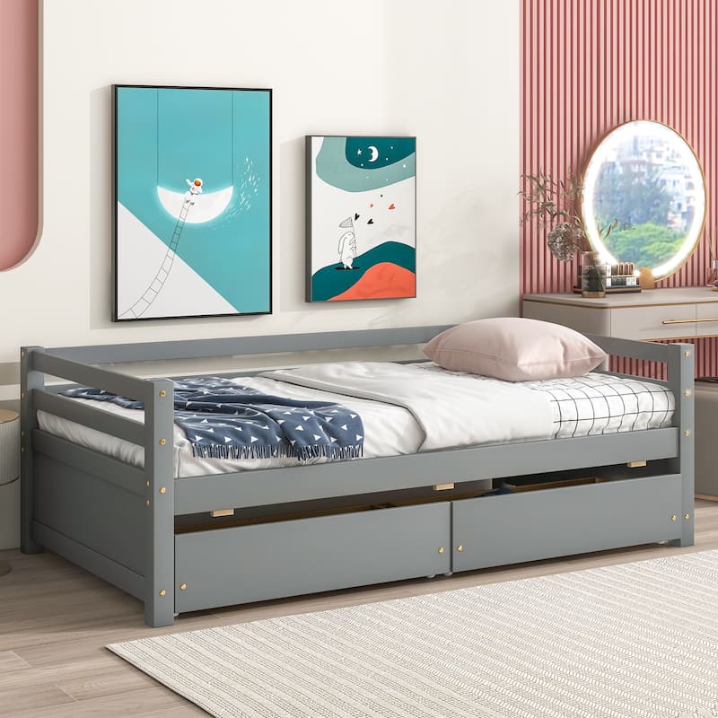 Daybed with two Storage Drawers Bed Bath & Beyond 38121657