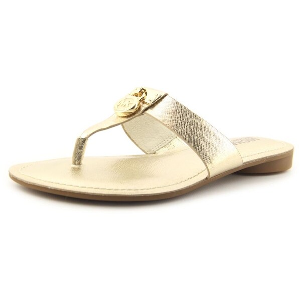 michael kors gold thong sandals