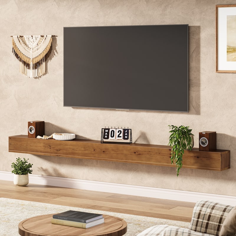 74.8" Wall Mounted Floating Shelves for Wall - 1-Piece