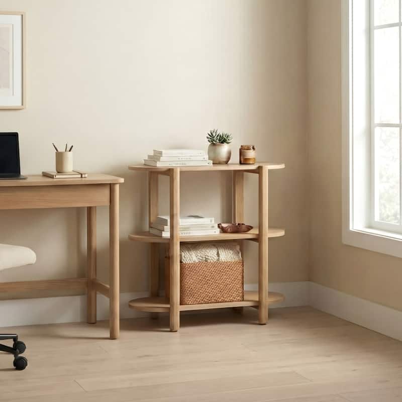 Bower Home 32" Modern Wood Bookcase - 32 W x 15 D x 32 H"