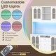 preview thumbnail 8 of 8, Gymax 73'' Tall Kitchen Pantry Storage Cabinet w/ LED Lights and Power