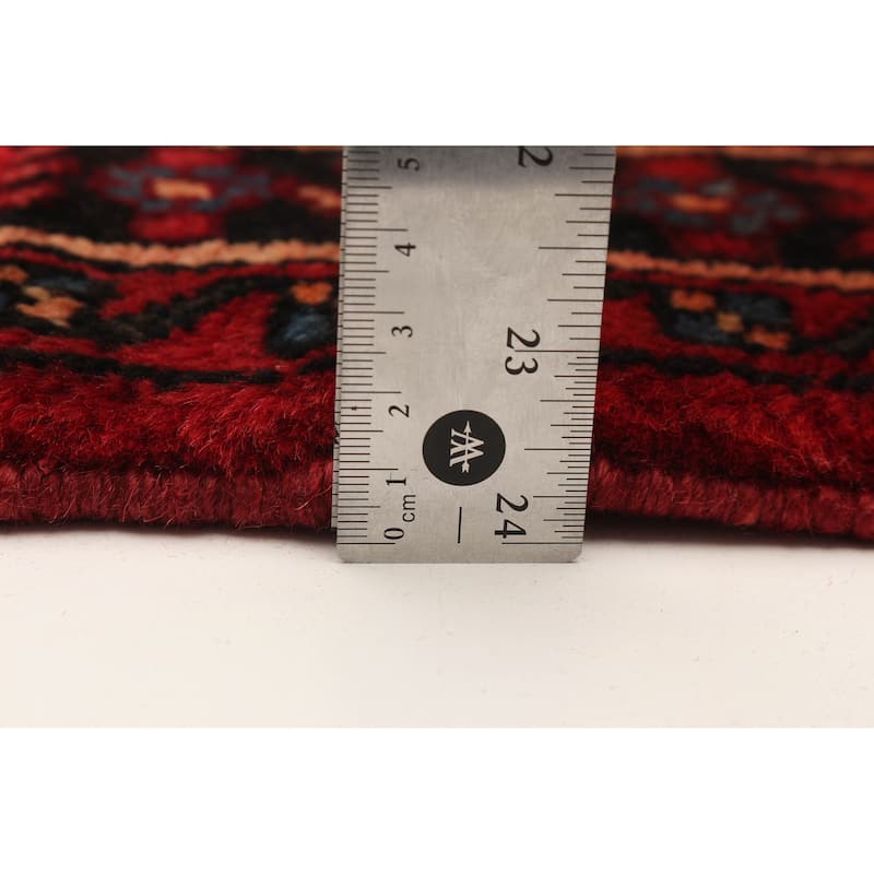 ECARPETGALLERY Hand-knotted Andelz Red Wool Rug - 5'2 x 9'11