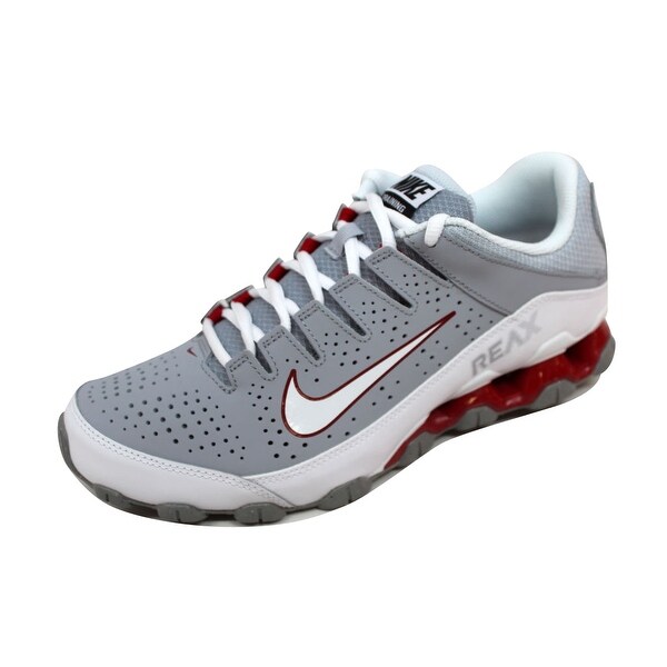 Nike Men's Reax 8 TR Wolf Grey/White-Gym Red 616272-012 - Free ... Nike Men's Reax 8 TR Wolf Grey/White-Gym Red