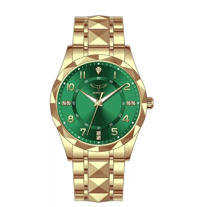 Invicta Men's 69021 Specialty Quartz PC21S Copper Dial Watch - Green