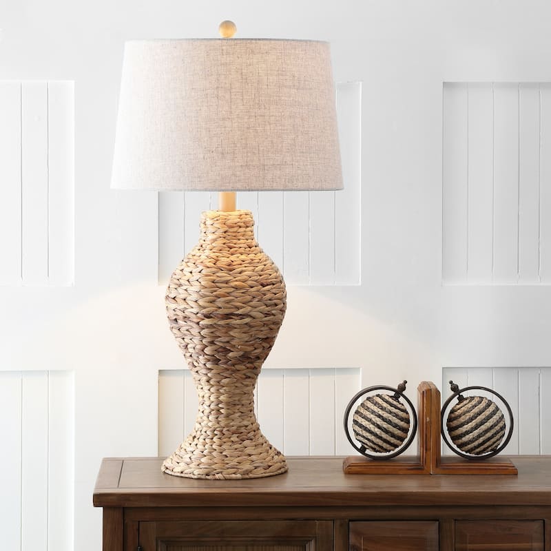January 31" Seagrass Weave LED Table Lamp, by JONATHAN Y