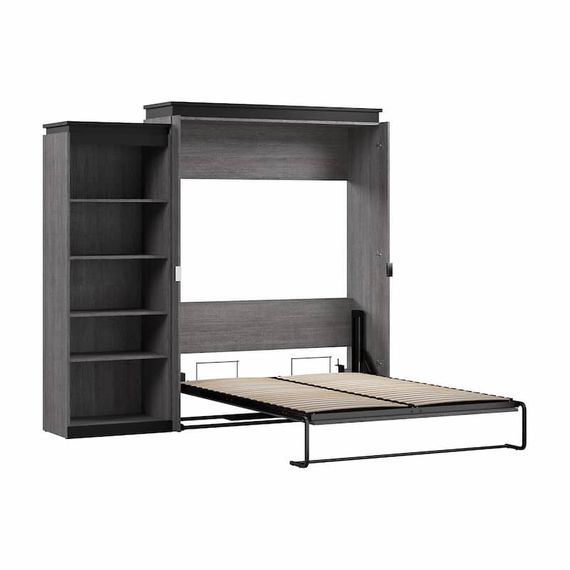 Orion Queen Murphy Bed with Shelves (97W) by Bestar