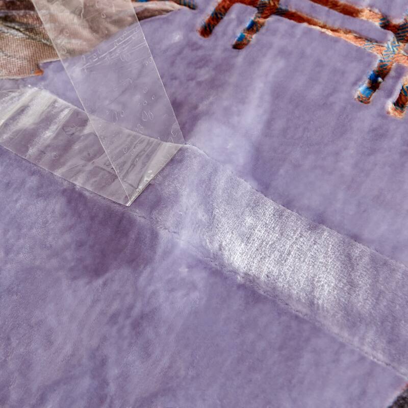 Floral & Animal 2-Ply Heavy Raschel Blanket 85" X 95"