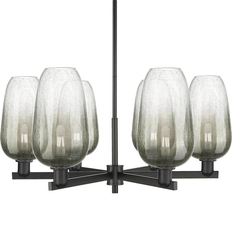 Innovations Lighting 716-6CR-17-24 Brookhaven Flute Chandelier