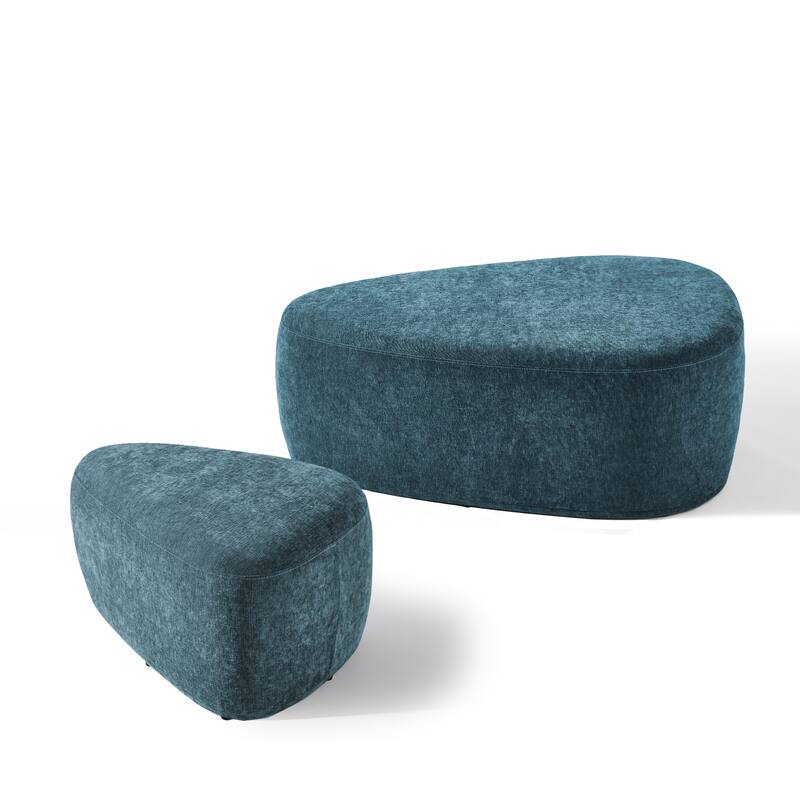 Oversized Triangle Cocktail Ottoman (Set of 2)