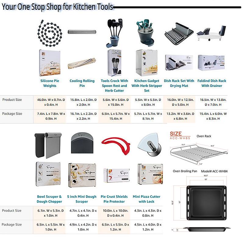 Foldable Countertop Dish Drying Rack with Drainer - 16.5" x 13.8"
