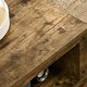 preview thumbnail 17 of 16, HOMCOM Coffee Table, Vintage Style Tea Table with Cabinet, Open Storage Compartments, Coffee Tables for Living Room, White