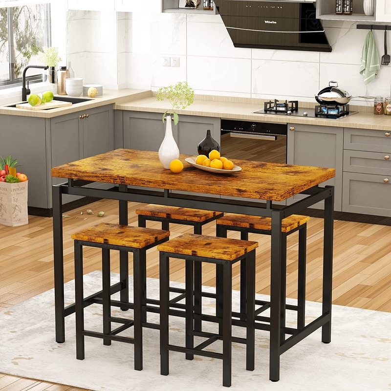 High top kitchen table and chairs deals