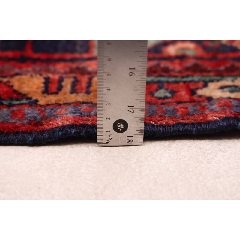 ECARPETGALLERY Hand-knotted Anatolian Vintage Dark Navy Wool Rug - 5'3 x 9'8