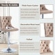 preview thumbnail 47 of 76, Swivel Velvet Bar Stools Sliver Pesdestal (Set of 6)