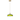 Modern 1-Light Pendant with Light Green Tinted Glass Shade and Electroplated Brass Finish