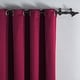 preview thumbnail 73 of 99, 4 Piece Grommet Darkening Blackout Window Panel Curtain Set