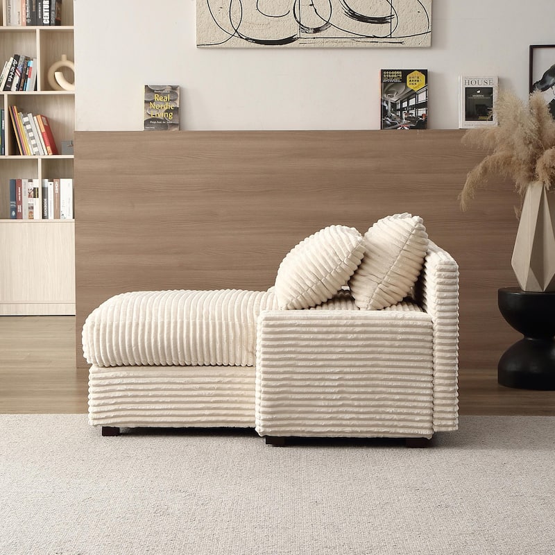 Quality Corduroy Upholstery Sleeper Sofa for Living Room