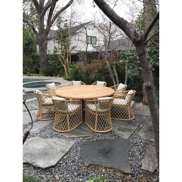 Capri Ratan Outdoor Patio Dining Chair Overstock 31414863