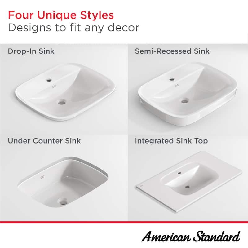 American Standard 1642.001 Aspirations 22-7/8" Rectangular Vitreous
