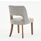 preview thumbnail 92 of 144, Wooden Dining Chairs Set of 2/4/6,Modern Fabric Upholstered Dining Room Chair Kitchen Chairs