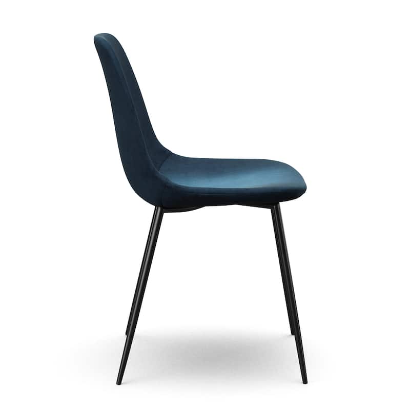 Maxine Velvet Side Chairs (Set of 2)