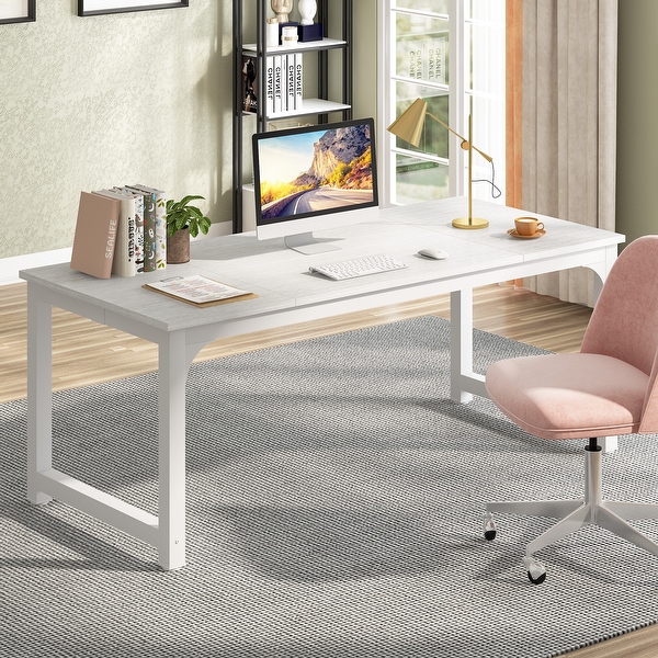 White desk 70 shop inch