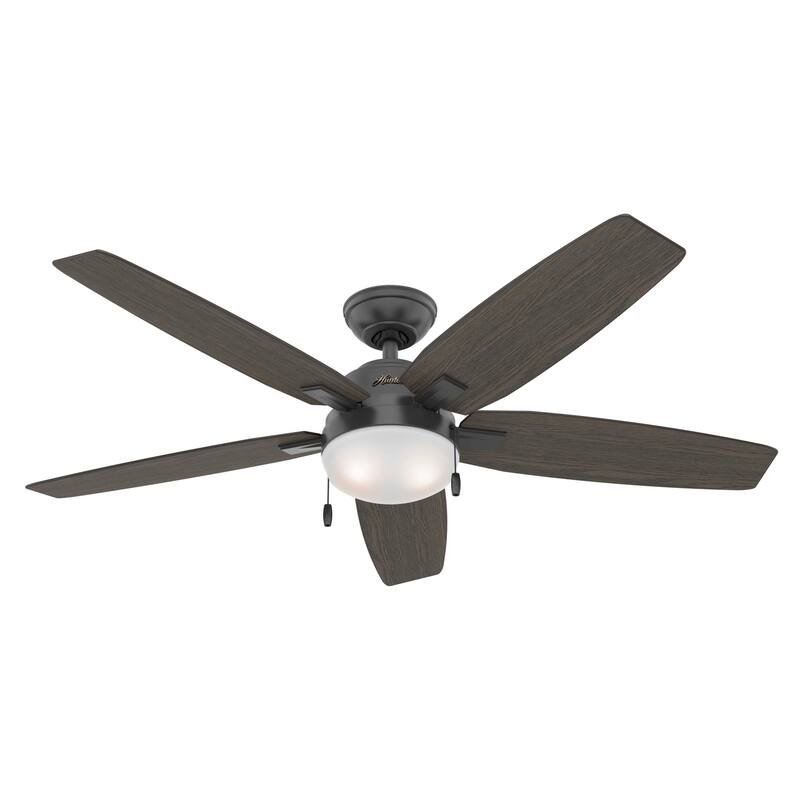 Hunter Morgantown Ceiling Fan with LED Light, Pull Chain - Transitional, Contemporary