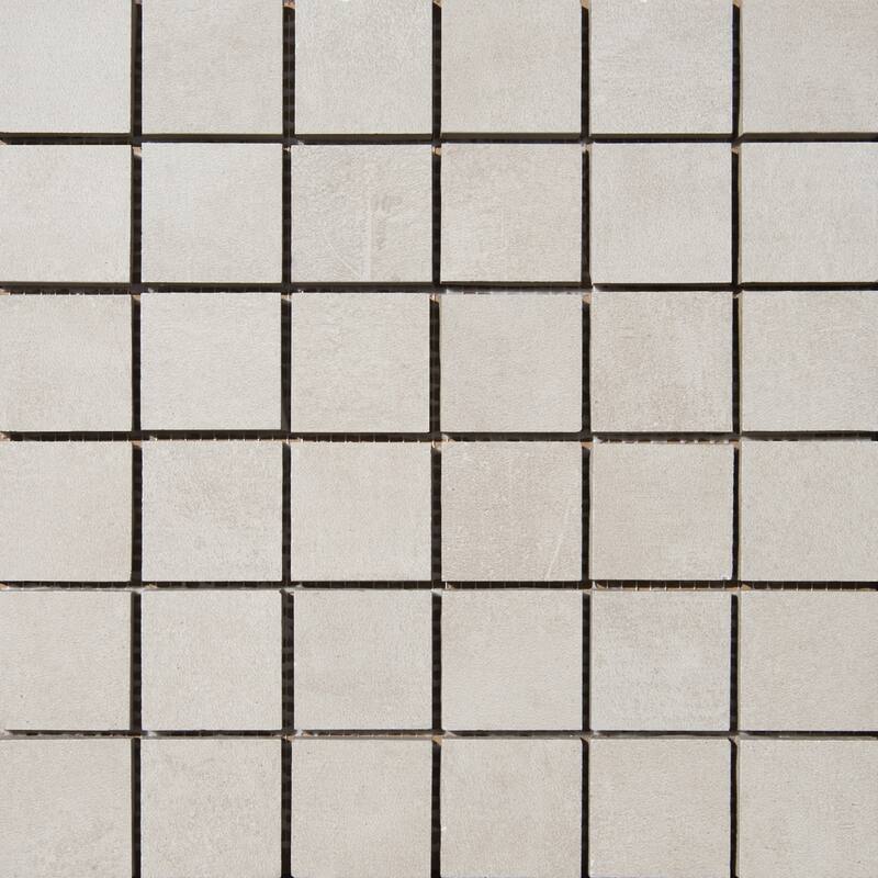 Bellona 2" x 2" Porcelain Matt Grid Mosaic Tile - Sample - Beige