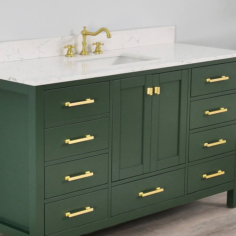PROOX 60 in. W x 22in.D Freestanding Bath Vanity Engineered Top Single Rectangular Sink