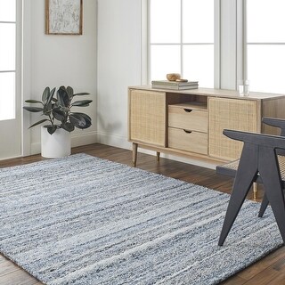 Valerie Handmade Casual Cotton & Wool Area Rug