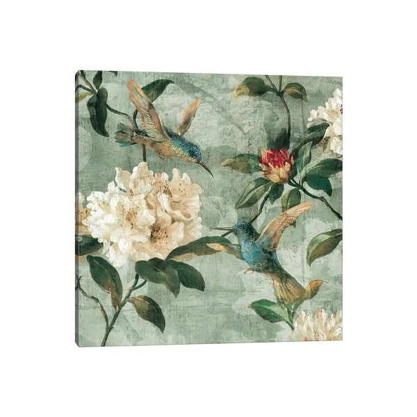 slide 2 of 8, iCanvas "Birds Of A Feather I" by Renee Campbell Canvas Print