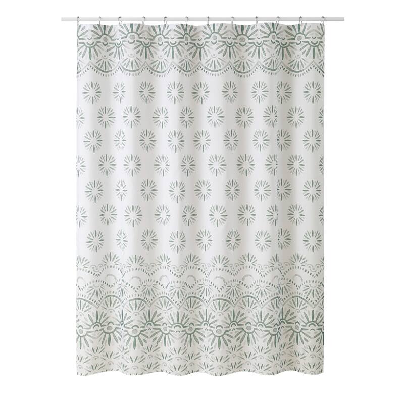 Jessica Simpson 13-Piece Shower Curtain and Hooks Set