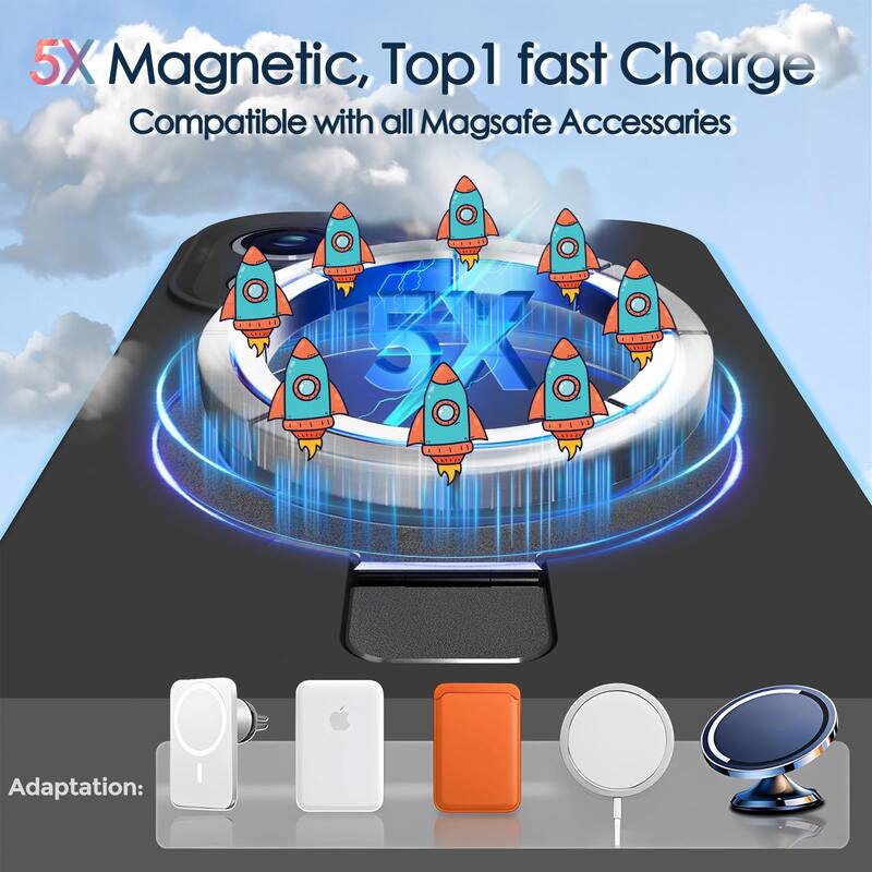 iPhone 16 Case, Liquid Silicone, Moisturizing Factor, Extreme Soft Slim Phone Case with Stand Compatible with MagSafe 6.1 inch