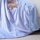 preview thumbnail 3 of 1, Baby Receiving Blanket Nursery Soft Plush Print Teddy Bear Blue