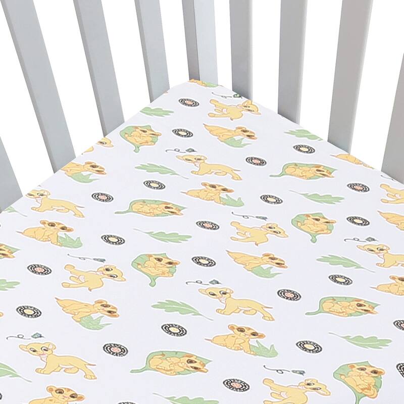 Polka Dot Animal Bear Friends ABC&123 Unisex Multi-color Cotton Toddler/Baby Crib Child Fitted Sheet Set (Pack of 3) - N/A
