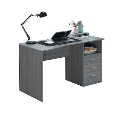 Classic Computer Desk with Multiple Drawers