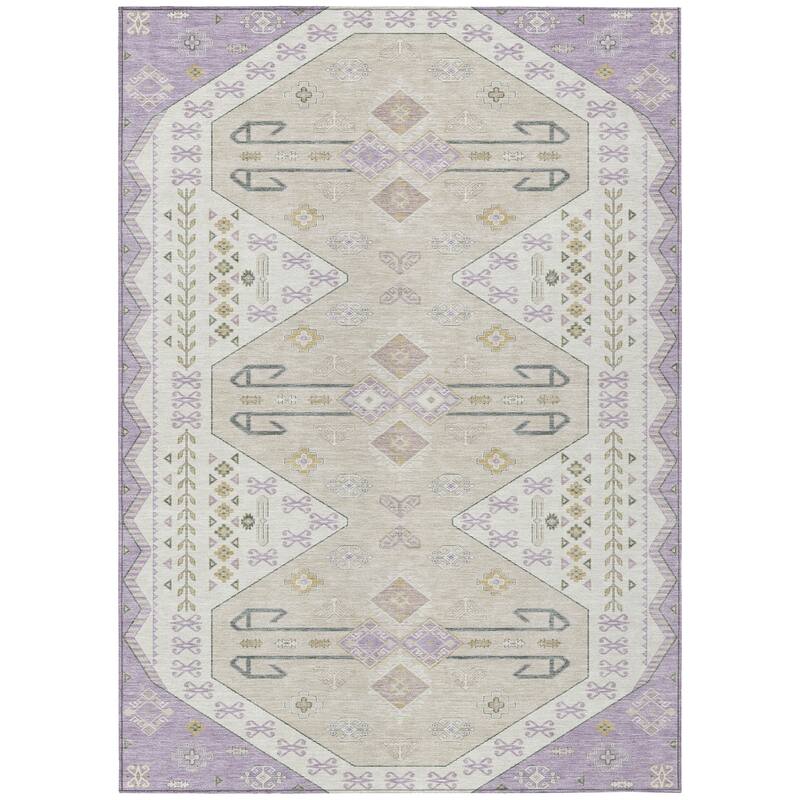 Machine Washable Indoor/ Outdoor Global Hiawatha Chantille Rug