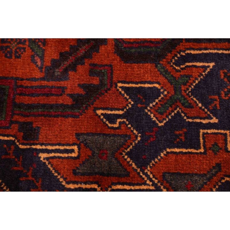 ECARPETGALLERY Hand-knotted Teimani Rust Wool Rug - 3'8 x 6'7