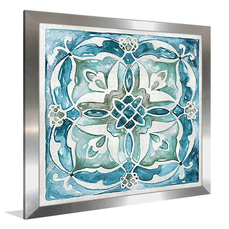 "Carribean Tile III (Square)" by Nan Print on Acrylic