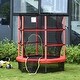 preview thumbnail 7 of 7, Trampoline with Enclosure Net, Springless Design, Safety Pad and Steel Frame