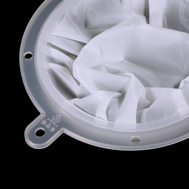 2Pcs 6.1" O.D. 400 Mesh Food Filter Strainer Fine Mesh Filters Strainers White