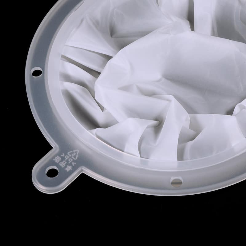 4Pcs 6.1" O.D. 400 Mesh Food Filter Strainer Fine Mesh Filters Strainers White