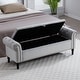 preview thumbnail 68 of 74, 67" Velvet Tufted Storage Bench for Bedroom End of Bed with Roll Arms