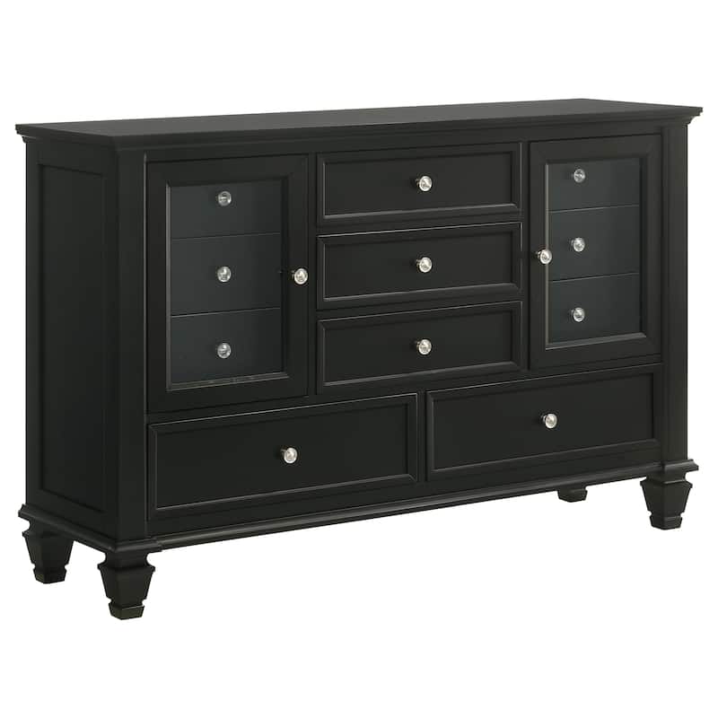 Sandy Beach Storage Bed 4-Piece Bedroom Set with Sleigh Headboard