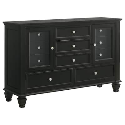 Sandy Beach Coastal Wood 11-drawer Bedroom Dresser
