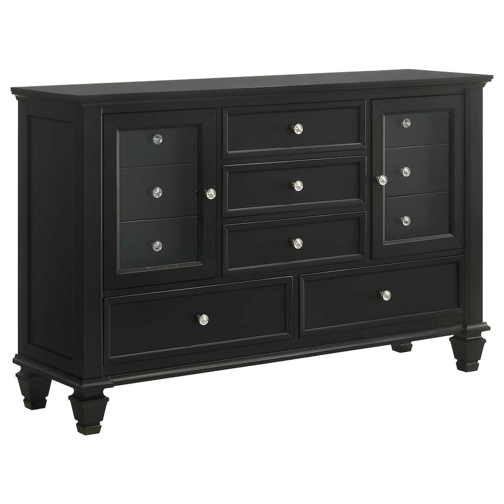 Sandy Beach Coastal Wood 11-drawer Bedroom Dresser