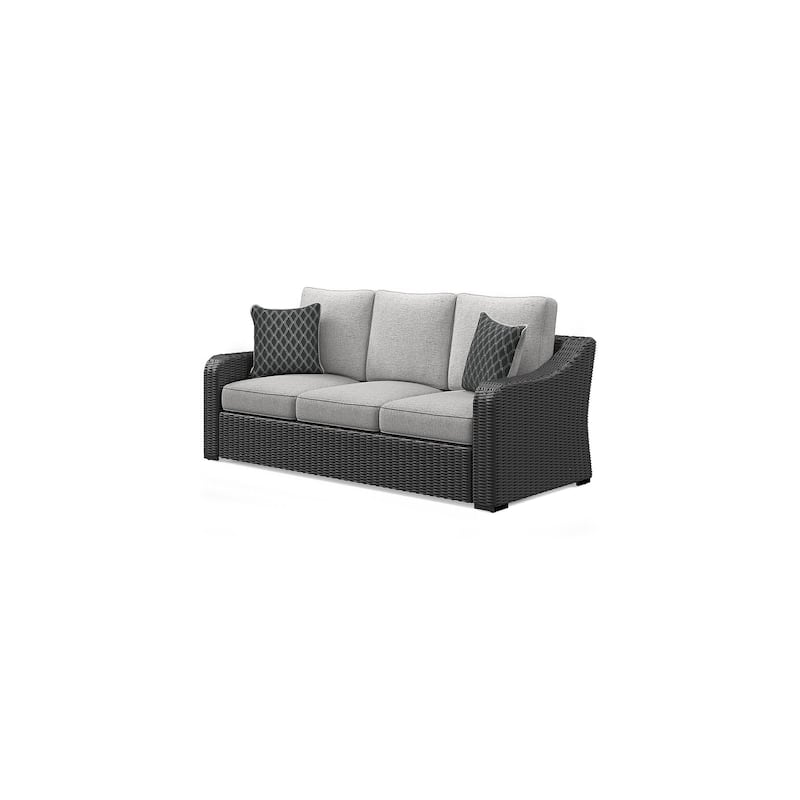 Signature Design by Ashley Beachcroft Outdoor Sofa with Cushion - 82.25" W x 37.75" D x 34.63" H